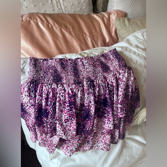 Ramy Brooke Purple Print Skirt NWT - Picture 3 of 4